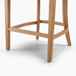 Furniturebox Uk 2X Belgravia Beige Fabric Bar Chairs Oak Effect Legs - thumbnail 9