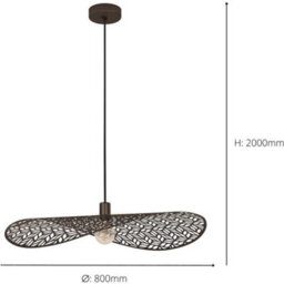 Loops Stylish Modern Bronze Pendant Ceiling Light For Elegant Indoor Spaces - thumbnail 4