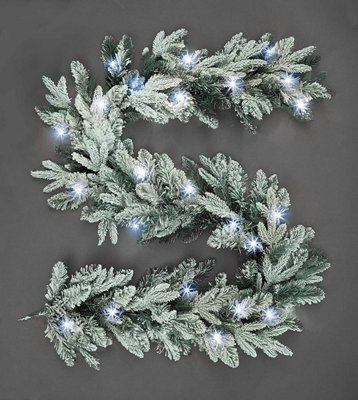 Shatchi 2M Prelit Lapland Fir Christmas Christmas Garland