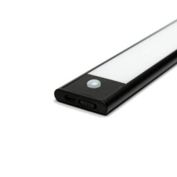 VEW Black Rechargable Pir Bar Light Natural White 4000K 450mm - thumbnail 2