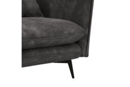 Home Detail Waterloo 3 Seater Velvet Sofa, Steel Grey Velvet - thumbnail 5