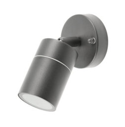 CGC Lighting Cgc Mia Dark Grey Stainless Steel Gu10 Adjustable Outdoor Wall Light Ip44 - thumbnail 4
