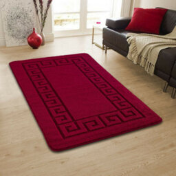 Smart Living Heavy Duty Machine Washable Runner For Hallway, Kitchen Non Slip Floor Mats, Door Mat 60Cm X 220Cm - Red - thumbnail 1