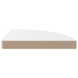 Vidaxl Floating Corner Shelves 4 Pcs High Gloss White 35X35X3.8 Cm Mdf - thumbnail 5