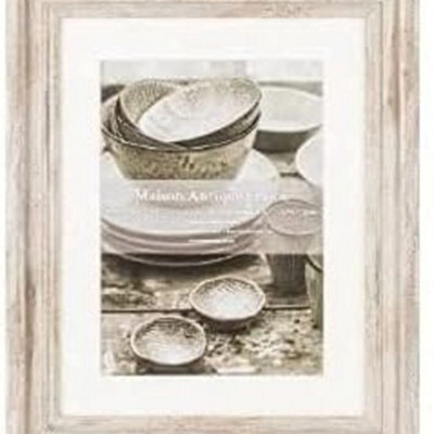 Biznest Maison Antique Photo Frame Single Wall Hanging 27.5X22.4Cm (Picture Size 7X5 Inches, Without Mount: 9 X 7 Inches)