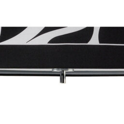 Luminosa Lighting Luminosa Manhattan Linear Pendant 2 Light L1, Sgu10, Polished Chrome, Frosted Glass With Black Patterned Shade - thumbnail 8