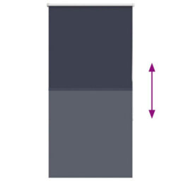 Berkfield Roller Blind Blackout Marine 85X130 Cm Fabric Width 80.7 Cm Polyester - thumbnail 5