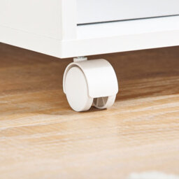 Sobuy Ask10-Nw, Home Office Mobile File Cabinet Printer Stand Side Cabinet On Wheels,wood Effect,w63Xd42Xh88 - thumbnail 7