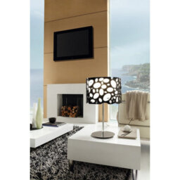 Luminosa Lighting Luminosa Lupin Floor Lamp 4 Light E27, Gloss White/polished Chrome - thumbnail 4