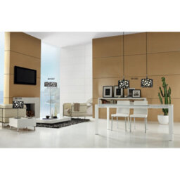 Luminosa Lighting Luminosa Lupin Floor Lamp 4 Light E27, Gloss White/polished Chrome - thumbnail 5