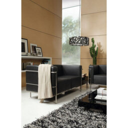 Luminosa Lighting Luminosa Lupin Floor Lamp 4 Light E27, Gloss White/polished Chrome - thumbnail 3