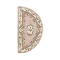 Pink Traditional Wool Rug, 25mm Thickness Floral Handmade Rug, Pink Rug For Living Room, & Dining Room-150Cm X 240Cm - thumbnail 4