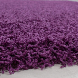 Wadan 80X150Cm Purple Shaggy Rug - Rectangular Soft Touch Thick Pile Modern Area Rug - Rugs For Living & Bedroom Non Shedding - thumbnail 2
