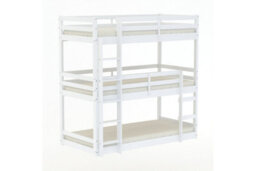 Birlea Tressa Triple Bunk Bed In White - thumbnail 6