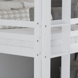 Birlea Tressa Triple Bunk Bed In White - thumbnail 3