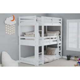 Birlea Tressa Triple Bunk Bed In White