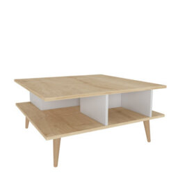 Decorotika Akya Coffee Table With Storage Oak White - thumbnail 5