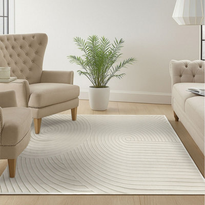 Marlow 120X160Cm Plush Velvet Area Rug Washable Non Slip Floor Mat Living Room - image 1