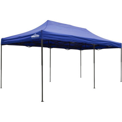 Loops Durable 3X6M Blue Pop-Up Gazebo With Heavy Duty Frame For Outdoor Events - image 1