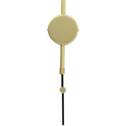 First Choice Lighting Victoria - Satin Brass Plug In Wall Light With Frosted Glass Shade - thumbnail 4