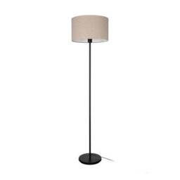 Eglo Feniglia Natural Linen Drum-Shaped Floor Lamp - thumbnail 2