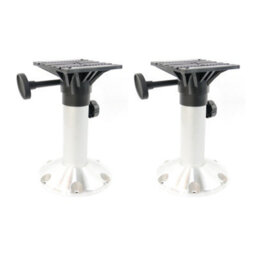 Pair Of Adjustable Height Seat Pedestals - 34Cm To 51Cm, For Boat, Yacht, Marine Applications - thumbnail 1