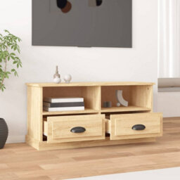 Walplus Tv Cabinet Sonoma Oak 93X35.5X45 Cm Engineered Wood - thumbnail 3