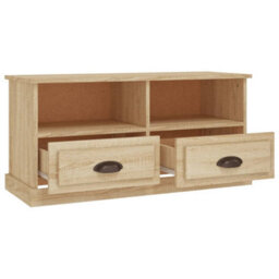 Walplus Tv Cabinet Sonoma Oak 93X35.5X45 Cm Engineered Wood - thumbnail 8