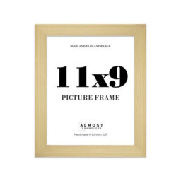 "14X14"" Yellow Picture Frame - 14X14"" Square Frame With 10X10"" Mount For 14X14""/10X10"" Pictures Vintage Style Thin Edge, 1 Pack" - thumbnail 1