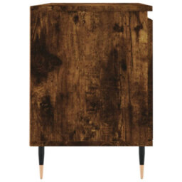 Berkfield Sturdy Tv Cabinet Smoked Oak 104X35X50 Cm Engineered Wood - thumbnail 7