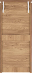 Seconique Charles 5 Drawer Narrow Chest In Oak Effect Veneer With Walnut Trim - thumbnail 6