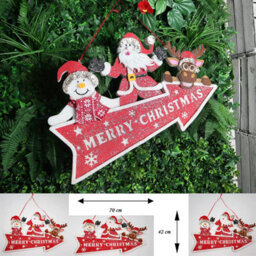 Shatchi Christmas Table Top Figures Window Wall Door Holiday Home Xmas Glitter Foam Showpiece Decorations, Grey, 41Cm - thumbnail 4