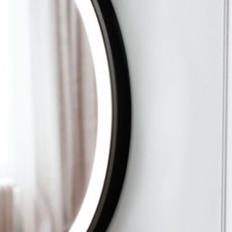 Nes Home Bathroom Led Mirror Demister Touch Sensor Lights Anti-Fog Matte Black - thumbnail 6