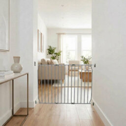 Safetots Screw Fit Metal Baby Gate, Grey, 80Cm - 90Cm - thumbnail 2