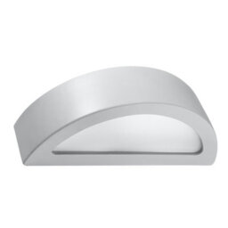Sollux Lighting Atena Ceramic & Glass Grey 1 Light Classic Wall Light - thumbnail 3