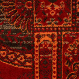 Loomed Red Brown Traditional Patchwork Living Room Rug 190X280Cm - thumbnail 4