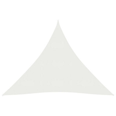 Berkfield Sunshade Sail 160 G/m2 White 4.5X4.5X4.5 M Hdpe - image 1
