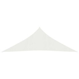Berkfield Sunshade Sail 160 G/m2 White 4.5X4.5X4.5 M Hdpe - thumbnail 2
