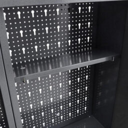 80X20X60Cm Metal Steel Wall Mounted Garage Tool Cabinet Workshop Storage Cupboard Lockable - thumbnail 3