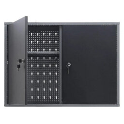 80X20X60Cm Metal Steel Wall Mounted Garage Tool Cabinet Workshop Storage Cupboard Lockable - thumbnail 5