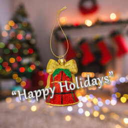 Christmas Decoration Xmas Bell X 1 9Cm X 5. 7Cm X 5. 7Cm Xmas Bell - thumbnail 4