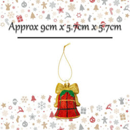 Christmas Decoration Xmas Bell X 1 9Cm X 5. 7Cm X 5. 7Cm Xmas Bell - thumbnail 2