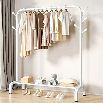 Steel Pipe Clothes Rail Garment Display Stand - image 1