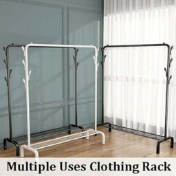 Steel Pipe Clothes Rail Garment Display Stand - thumbnail 3