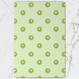 Benjamin Tate Design Designer Placemat Coaster Set Green Dot Pattern With Wood Base And Limited Edition - thumbnail 2