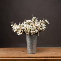 Hill Interiors Cosmos Cream Spray Faux Plant - thumbnail 1
