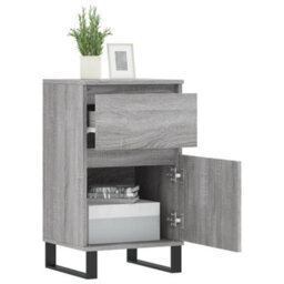 Berkfield Sideboard Grey Sonoma 40X35X70 Cm Engineered Wood - thumbnail 4