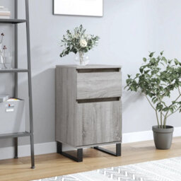 Berkfield Sideboard Grey Sonoma 40X35X70 Cm Engineered Wood - thumbnail 1