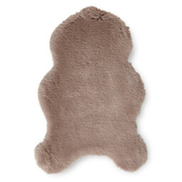 Sheepskin Mink Plain Shaggy Rug, 50mm Thickness Modern Rug, Luxurious Rug For Living Room, & Dining Room-60Cm X 90Cm (Single) - thumbnail 1