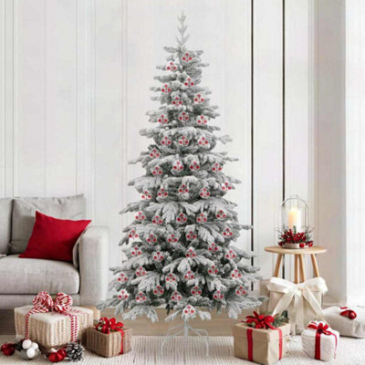 Vidaxl Christmas Bauble Set 100 Pcs Transparent 8 Cm Plastic - image 1